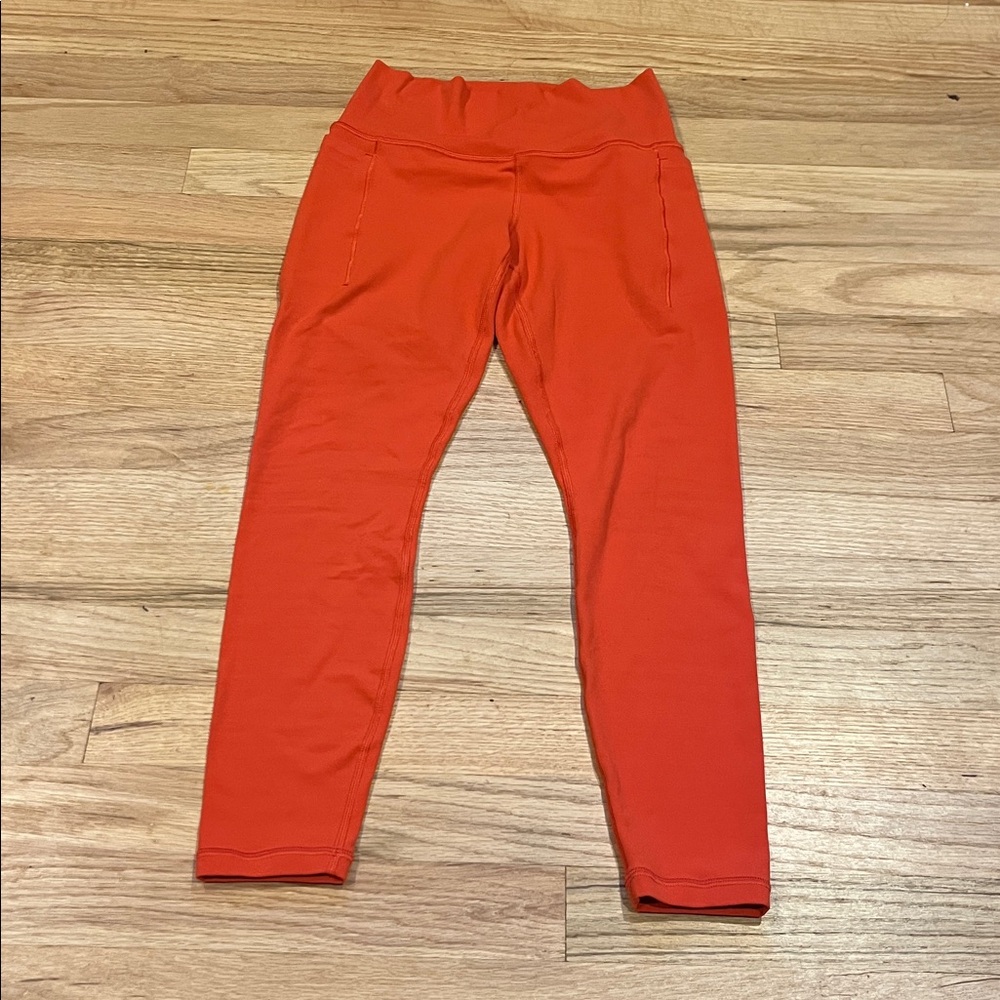 Athleta Orange Leggings